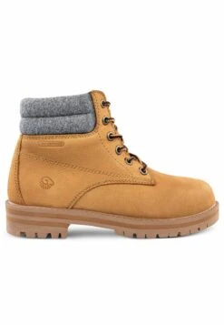 Giesswein LEATHER MERINO BOOT - Schnürstiefelette - Camel -Angebote Giesswein Store 03f35eb7817142cea5330cfcfa6e3003