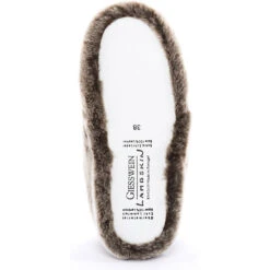 Giesswein Fell-Hausschuhe Gaschurn Hausschuhe - Braun/beige -Angebote Giesswein Store 11915363 11