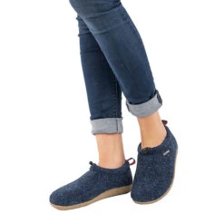 Giesswein Hüttenschuhe Für Mädchen - Blau -Angebote Giesswein Store 15340160 02