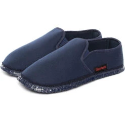 Giesswein Hausschuhe Berlin Hüttenschuhe - Blau-kombi -Angebote Giesswein Store 4999360 04