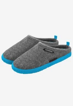 Giesswein WOOLPOPS - Hausschuh - Hellgrau Türkis -Angebote Giesswein Store 8f8e59709bf74f15b45ad727ddcdf427