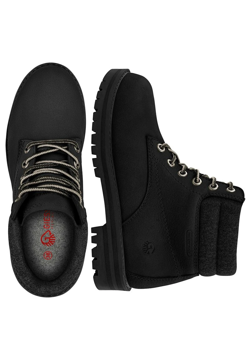 Giesswein LEATHER MERINO BOOT - Schnürstiefelette - Schwarz 4 Giesswein LEATHER MERINO BOOT - Schnürstiefelette - Schwarz – Bild 4