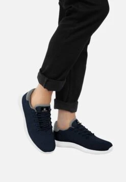 Giesswein MERINO WOOL KNIT - Sneaker Low - Ocean Blue