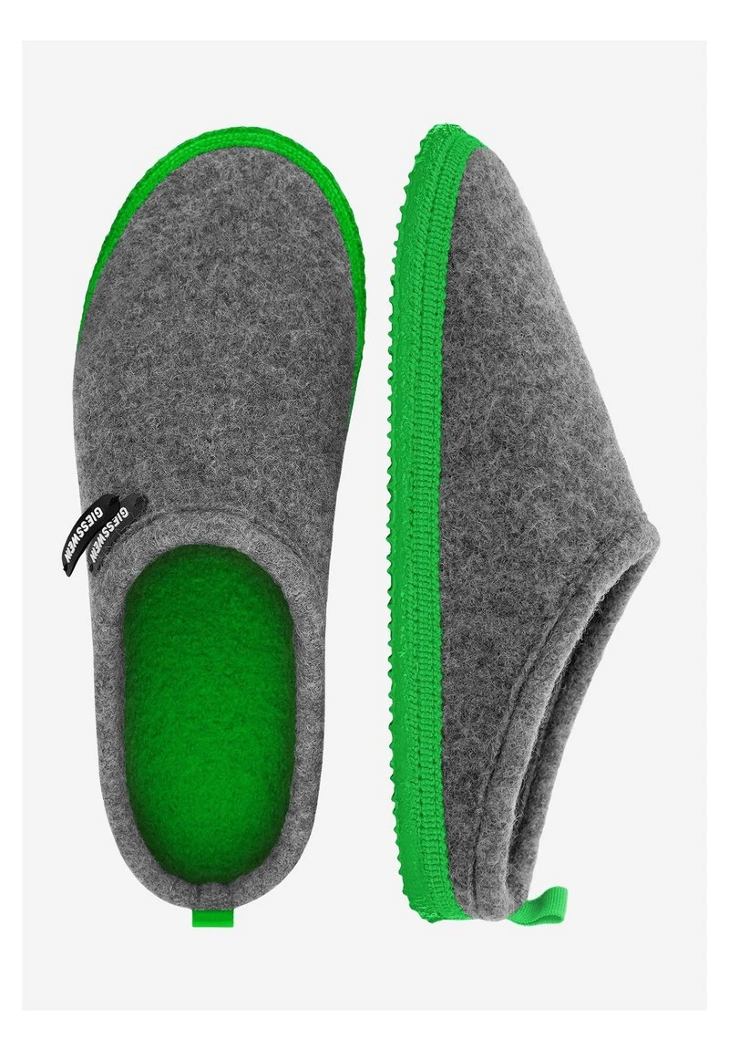 Giesswein WOOLPOPS - Hausschuh - Hellgrau/grün 5 Giesswein WOOLPOPS - Hausschuh - Hellgrau/grün – Bild 5